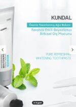 معجون أسنان بيور مبيض منعش بنكهة النعناع 150 جم من كوندال KUNDAL - Image 2