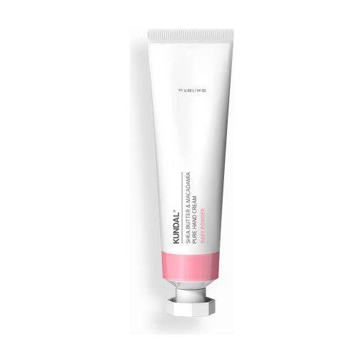 kundal-shea-butter-macadamia-pure-hand-cream-50ml-baby-powder-914825.png كريم اليدين بزبدة الشيا والماكاديميا برائحة بودره الاطفال -50 مل من كوندال KUNDAL - Image 1