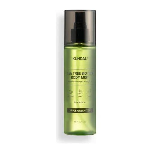 kundal-tea-tree-biotics-clear-body-mist-200ml-apple-green-tea-562212.png بخاخ الجسم لترطيب منعش بشجره الشاي ببوتيك برائحة التفاح والشاي الأخضر - 200 مل من كوندال KUNDAL - Image 1